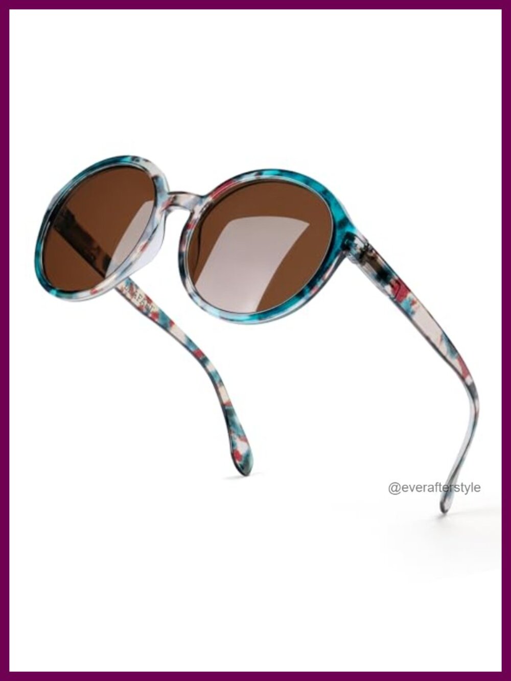 Polarized Round Sunglasses UV400 Protection Retro Vintage Designer Shades